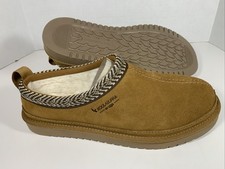 New Mens Koolaburra By Ugg Burree Lined Brown Slip On Slippers Shoe Size 8