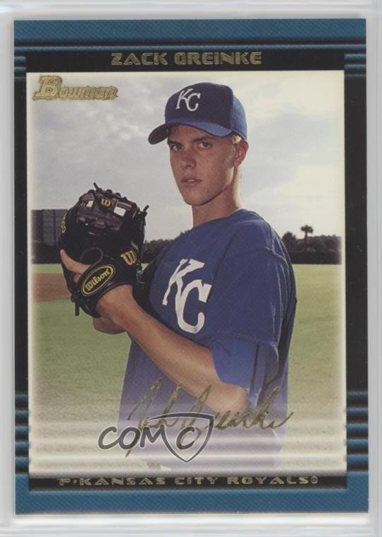 2002 Bowman Draft Gold Zack Greinke #BDP6 Rookie RC 06bg