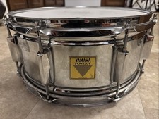 Raro rullante Yamaha Power V 14x6 guscio acciaio made in England ottime condizioni