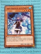 SDFC-DE013 Tanzprinzessin der Eisbarriere Yu-Gi-Oh Karte 1. Auflage Neu
