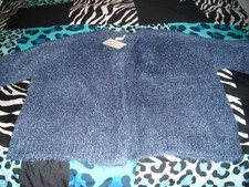 Anthology Slate Blue Fluffy Shrug