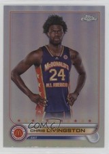 2022 Topps Chrome McDonald's All American Refractor Chris Livingston #51 0u7