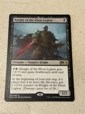 mtg Knight of the Ebon Legion, Core 2020 vampire knight, unplayed