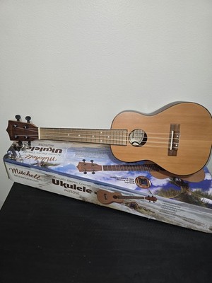 Mitchell MU50SE Acoustic-Electric Concert Ukulele With Solid Cedar Top Natural