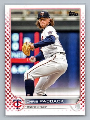 2022 Topps Update #US75 Chris Paddack Independence Day #/76