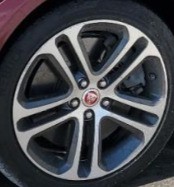 2017 XE OE Wheel 18x7-1/2 5 Spoke Split Spoke Jaguar