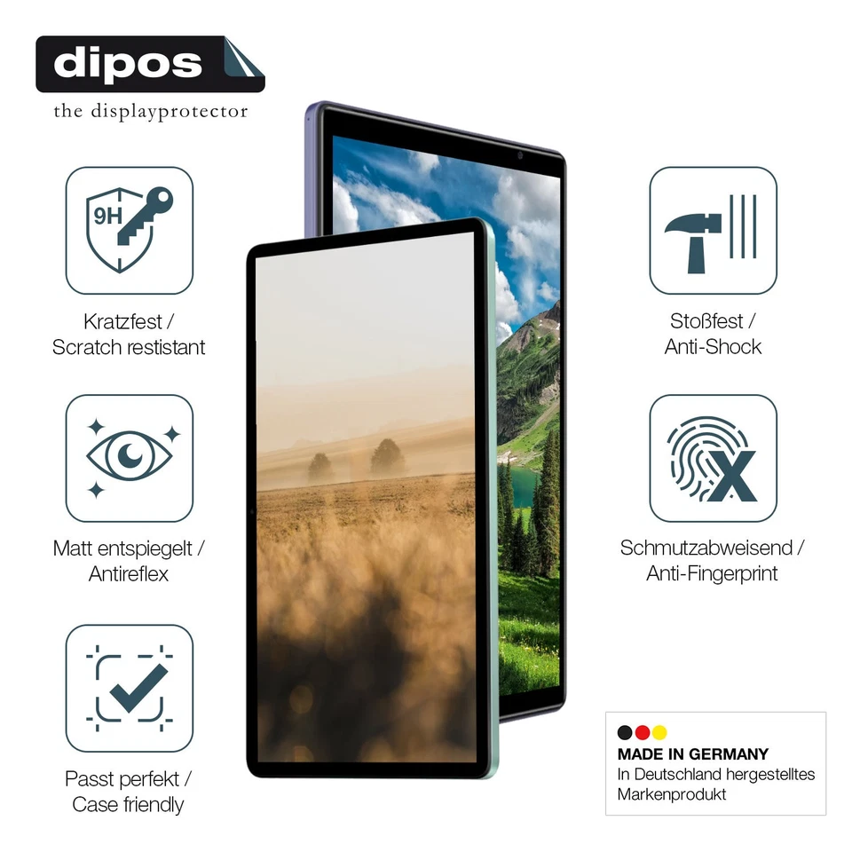 2x Screen Protector for Barnes & Noble Nook 9 matte Flexible Glass 9H dipos - Image 4 of 4