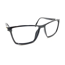 Rovan SR0042 C1 Black Gold Square Eyeglasses Frames 56-15 142 Designer Men Women