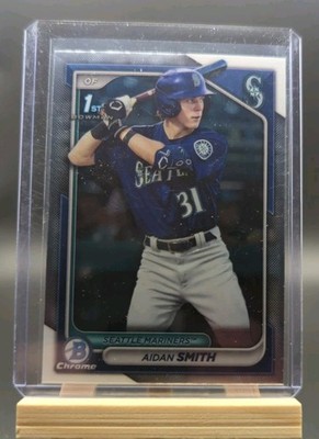 2024 Bowman - #BCP-45 Aidan Smith 1st Bowman Chrome Prospects Mariners 1st #PSEA