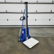 Global EWP-330-DC, 330 Lb Load, E150 Single Pole Electric Elevator Platform Lift