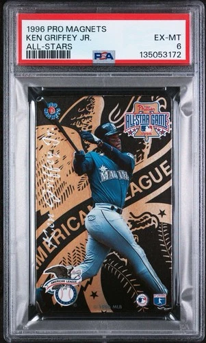 1996 Pro Magnets All-Stars Ken Griffey Jr. PSA 6 EX-MT