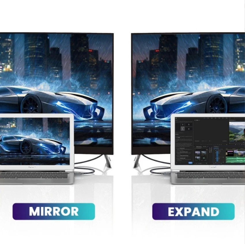 4K DisplayPort to HDMI Cable Uni-Directional DP 1.2 Computer to HDMI1.4 Screen - Image 4 of 4