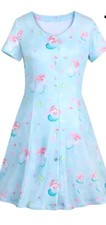 NWT DISNEY PARKS LITTLE MERMAID DRESS ADULT SIZE Medium ARIEL FLOUNDER POCKETS