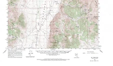 Mt. Tobin Quadrangle, Nevada 1961 Topo Map USGS 15 Minute - Shaded