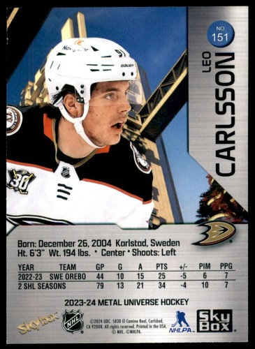 2023-24 UD SKYBOX METAL UNIVERSE HOCKEY BASE CARDS - Stars - Rookies - UPICK - Picture 298 of 396