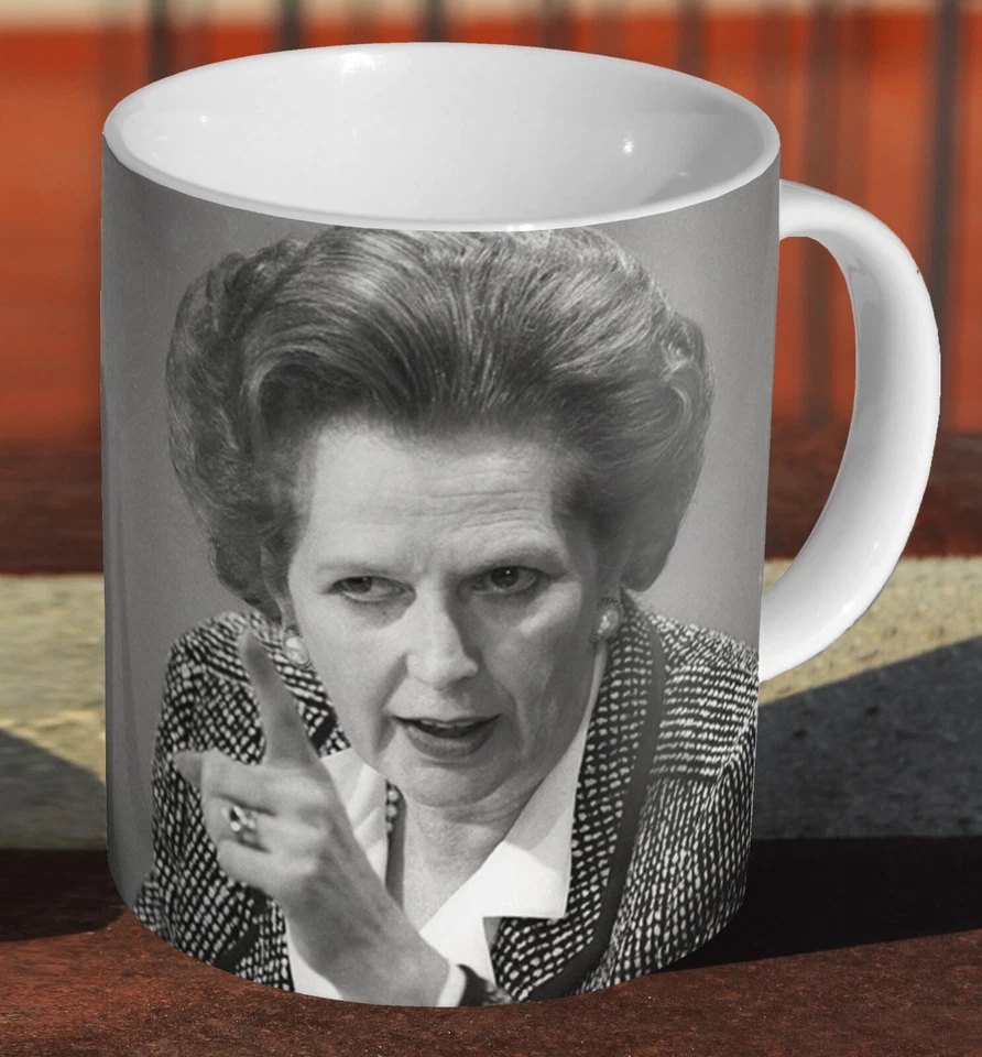 Margaret Thatcher Point BW - Ceramic Tea / Coffee - Mug Cup