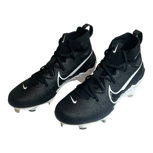 Nike Alpha Huarache NXT ‘Black White’ Metal Baseball Cleat Size 11 DJ6517-001 - Picture 5 of 7