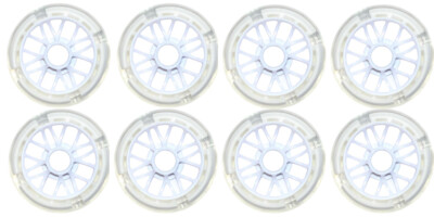110mm Inline Roller Skate light up Wheels (set of 8 wheels) 