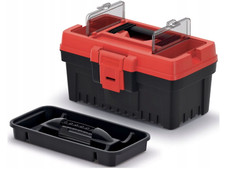 Storage Tool Box  Kristenberg 22" Plastic Toolbox Removeable Tray Compartment