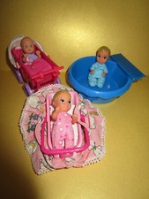 BZ53) DREI SIMBA-BABYS+KINDERWAGEN+2 DECKEN+PLANSCHBECKEN+KINDERSITZ MIT EINLAGE