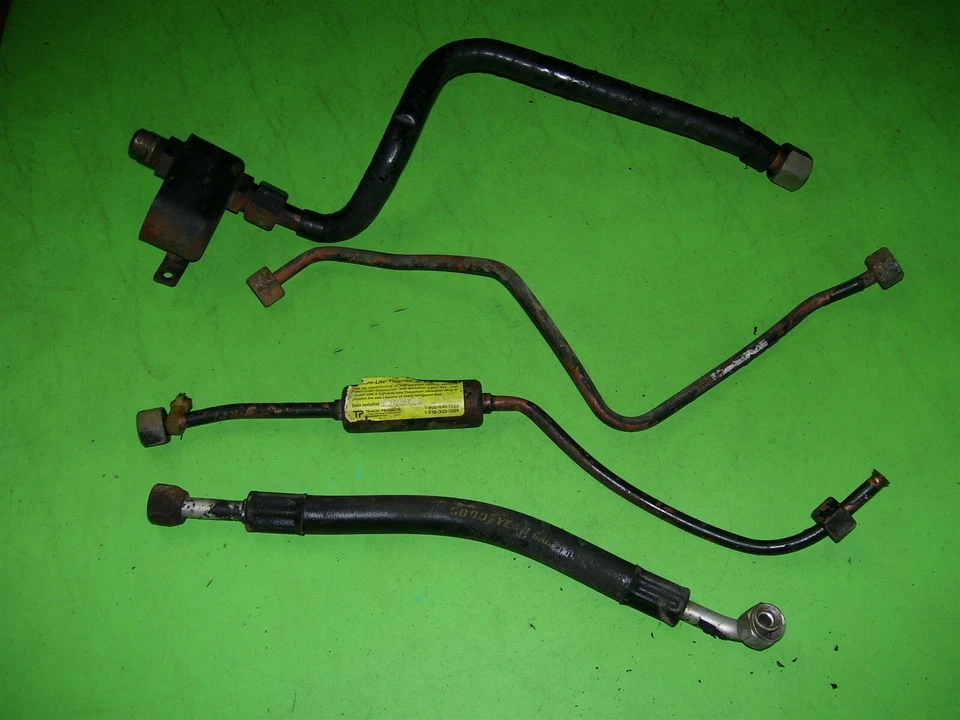 280Z 1980 Datsun Nissan 280ZX L28 Juego de mangueras de línea de CA de baja presión OEM HVAC  Foto 3 de 4