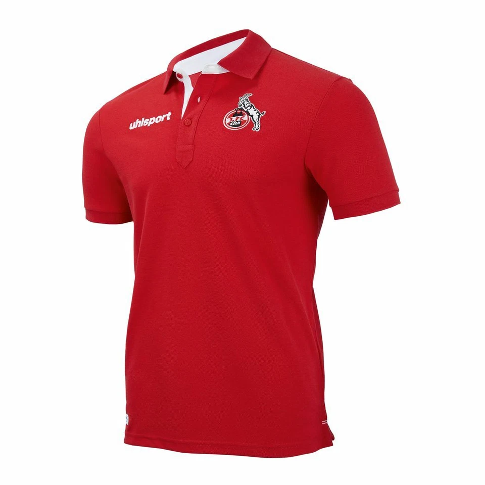 uhlsport 1.FC Köln Essential Prime Polo-Shirt Herren rot [1002149061948]
