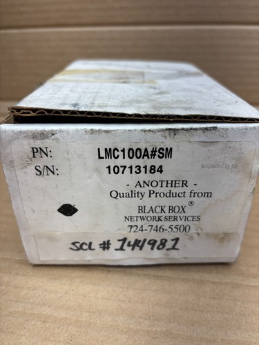 Black Box LMC100A#SM Ethernet Fiber To UTP Converter FlexPoint 10/100 - Afbeelding 4 van 7