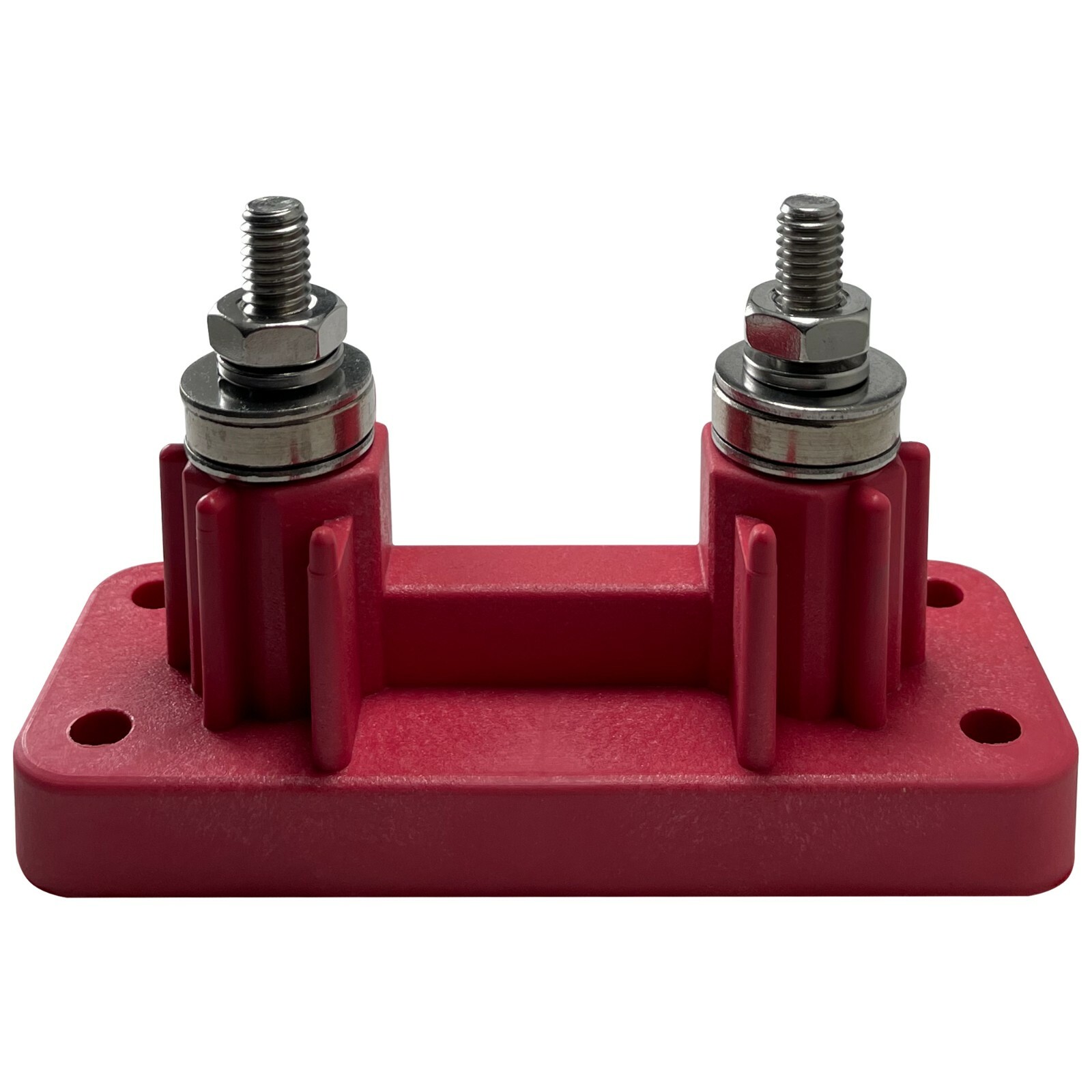 High Amp Red 5/16" ANL Fuse Holder Block & Insulator 750 Amps @ 12V DC - USA