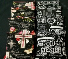 RELIGION OF FAITH Christian Cross Jesus 8 ACA Regulation Cornhole Bean Bags