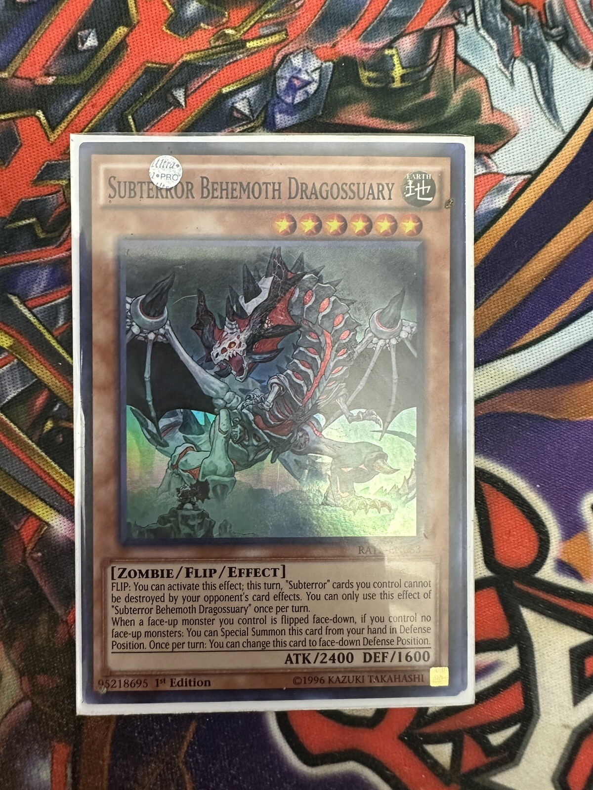 Subterror Behemoth Dragossuary RATE-EN083 1st Ed Raging Tempest Ultra Rare