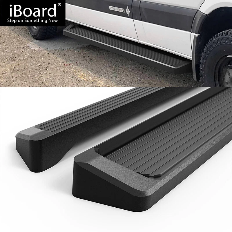 APS Running Board 6in Aluminum Black Fit Dodge Mercedes-Benz Sprinter 10-25 Foto 2 de 4