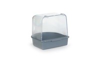 Beeztees Vogelbad Grau 13X13X13Cm - Bad FüR Kleine VöGel
