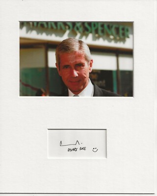 Stuart Rose Marks Spencer signed original authentic Autogramm Unterschrift UACC RD