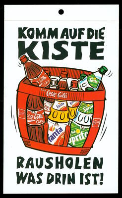 Advertising Stickers - Coca Cola Fanta Sprite - 9x14cm - Vintage 90s Advertising