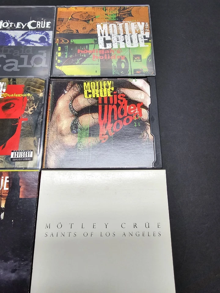 RARE Motley Crue CD Lot of 6 Near Mint with Cases See Description - Image 3 of 4