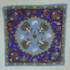 N517 Cotton Scarf Scarves Pocket Square 18" X 18"