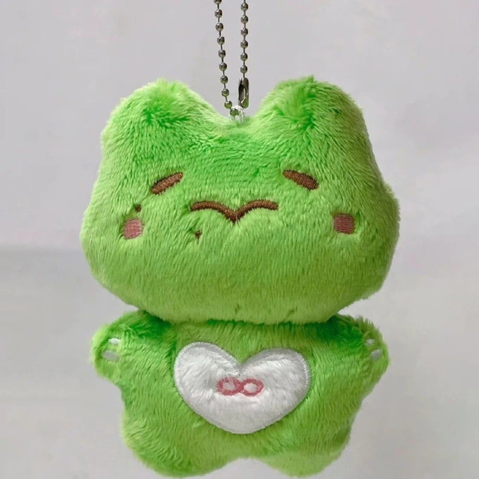 Kpop Idols The8 Doll Keychain 10CM Cartoon Cute Green Frog Pendant eBay