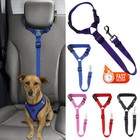 Adjustable Pet Dog Seat Belt Travel Clip Lead For Car Safety Restraint Harnesses