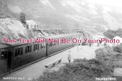 KE 4323 - Warren Halt Railway Station, Folkestone, Kent c1910
