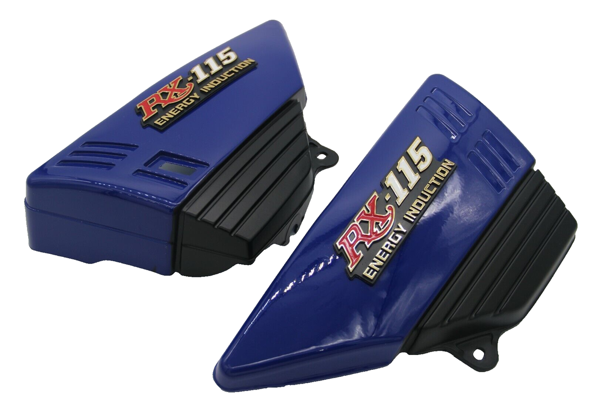 fits Yamaha RX115 Side Cover Panel Set Blue | eBay