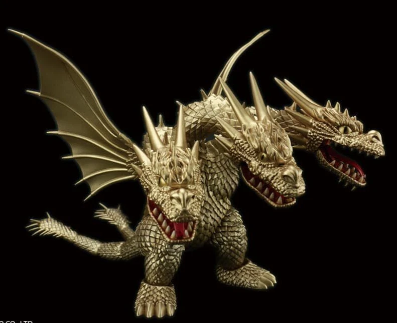 Godzilla No.401 King Ghidorah 1991 70th Anniversary LTD. Ver. Plastic Model Kits - Image 4 of 4