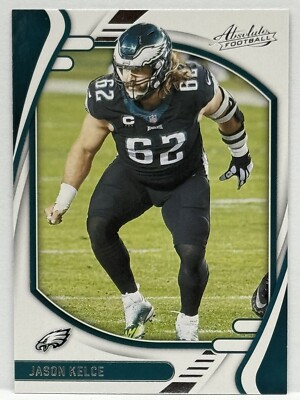 Panini Absolute Football 2021 Jason Kelce Philadelphia NFL Trading Card  77