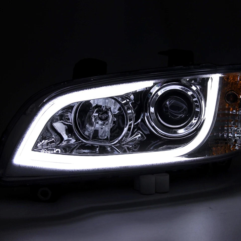 08-09 Pontiac G8 Proyector Faros Cromo Lente Transparente con LED DRL Foto 2 de 4