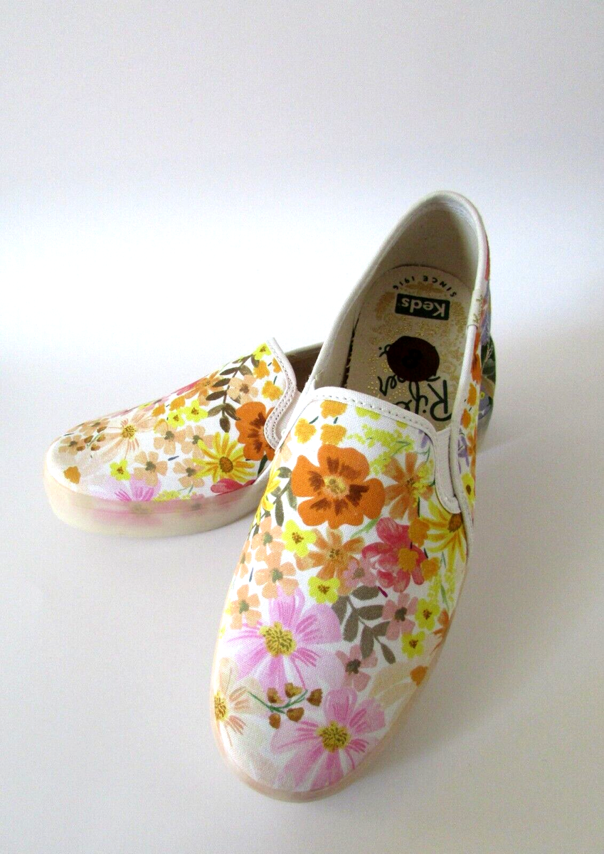 KEDS x Rifle Paper Double Decker Marguerite Slip On Sneakers - Main Image