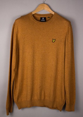 lyle and scott yellow jumper