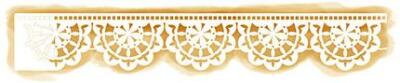 Arabesque 10 6/8 x 1 1/8 in : Template Diy Reusable Laser Cut Stencils 27x3cm