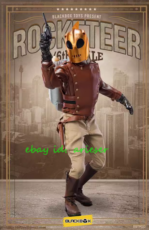 Blackbox Bbt9023b Guess Me Series-Rocketeer 1/6 Action Figure In