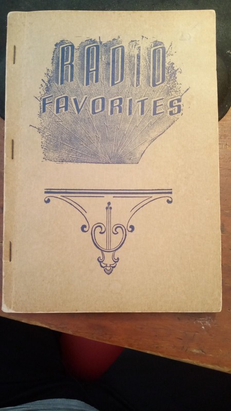Radio Favorites Collection of Sacred & Sentimental Songs hymns Parish House 1959