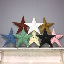 Genuine Amish 15" inch (37.5 cm.) Tin Barn Star