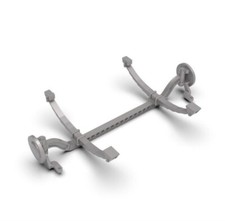 1:25 I-Beam Axle And Leaf Springs Front End Gasser Set.  unchromed 